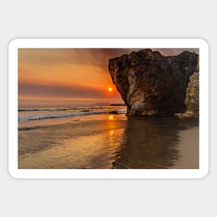 Pismo Beach Sunset Sticker